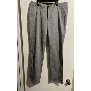 Atelier Garduer Mens Gray Benito Modern Fit Pants Mid Rise Straight Leg 33 x 34